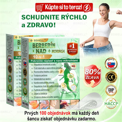 BSWELL® Nano mikronidla chudnúci náplasť (Rýchlo raz denne, viditeľné zmeny do 28 dní) Pre obezitu, kardiovaskulárne zdravie, cukrovku, spánkovú apnoe, zdravie kĺbov, problémy s kĺbmi a ďalšie